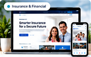 Insura Wealth desktop and mobile website preview