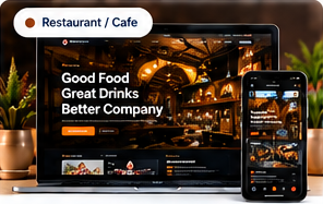 Joo Bar desktop and mobile website preview
